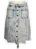 Black Label by C'est Toi Blue Denim Skirt Size L - photo 1