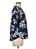 Maison d' Amelie Floral Blue Short Sleeve Blouse Size M - photo 4