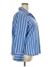 Fred David Stripes Blue Long Sleeve Button-Down Shirt Size 2X - photo 4