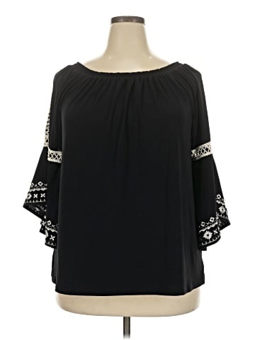 Style&Co 3/4 Sleeve Blouse (view 1)
