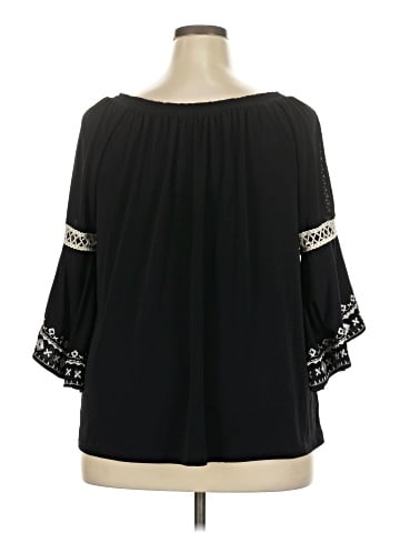 Style&Co 3/4 Sleeve Blouse (view 2)