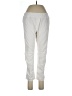 Patchington Solid Ivory Track Pants Size L - photo 1