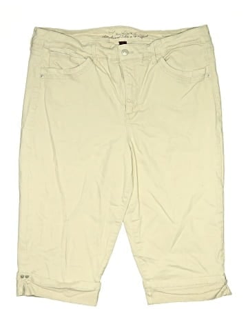 Gloria Vanderbilt Khaki Shorts (view 1)