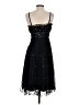 Scala 100% Polyester Stars Black Cocktail Dress Size S - photo 2