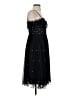 Scala 100% Polyester Stars Black Cocktail Dress Size S - photo 4