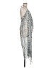 Subtle Luxury 100% Polyester Silver Swimsuit Cover Up One size - photo 4
