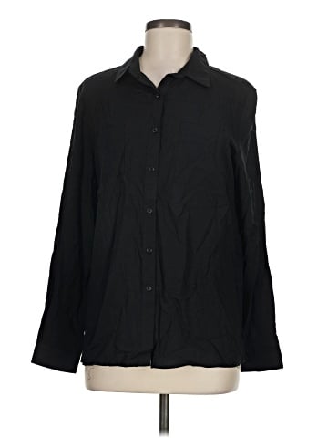 Fashion Nova Long Sleeve Button-Down Shirt (view 1)