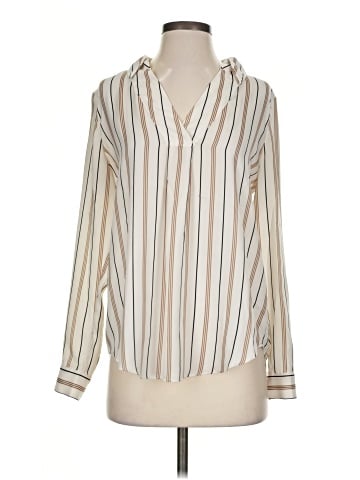 White House Black Market Long Sleeve Blouse (view 1)
