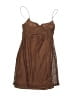 No Comment 100% Polyester Brown Cocktail Dress Size S - photo 2