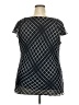 Roz & Ali 100% Polyester Black Short Sleeve Blouse Size 2X - photo 2