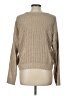 DKNY Jeans Solid Tan Pullover Sweater Size L - photo 2