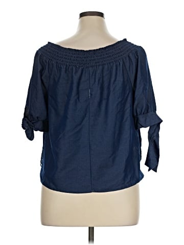 Unique Spectrum 3/4 Sleeve Blouse (view 2)