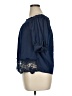 Unique Spectrum Blue 3/4 Sleeve Blouse Size XL - photo 5