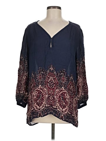 Joie 3/4 Sleeve Silk Top (view 1)