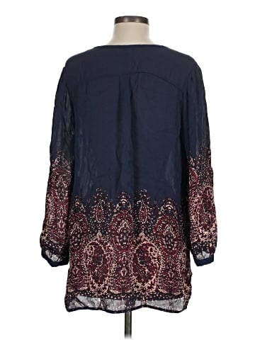 Joie 3/4 Sleeve Silk Top (view 2)