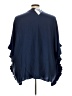 Creation L 100% Polyacryl Blue Poncho Size 18 - photo 2