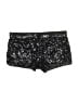 XXI 100% Polyester Metallic Black Shorts Size M - photo 1