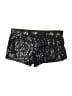 XXI 100% Polyester Metallic Black Shorts Size M - photo 2