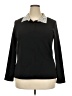 Retrolicious Black Long Sleeve Blouse Size 2X - photo 1
