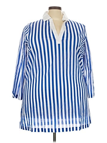 J.Crew Factory Store 3/4 Sleeve Blouse (view 1)