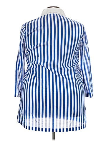 J.Crew Factory Store 3/4 Sleeve Blouse (view 2)