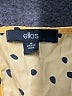 Ellos 100% Polyester Polka Dots Yellow 3/4 Sleeve Blouse Size 22 - photo 7