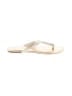 Talbots Gold Flip Flops Size 9 - photo 1