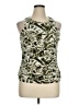 INC International Concepts Green Sleeveless Blouse Size XL - photo 1