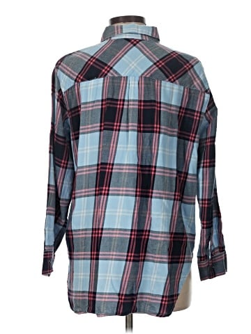 Faded Glory Long Sleeve Button-Down Shirt (view 2)