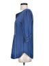 Pomelo 100% Polyester Blue 3/4 Sleeve Blouse Size S - photo 5