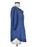 Pomelo 100% Polyester Blue 3/4 Sleeve Blouse Size S - photo 4