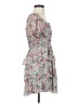 Thirty/Thirty 100% Polyester Floral Gray Casual Dress Size S - photo 4