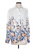 Bella Dahl Floral White Long Sleeve Blouse Size S - photo 1