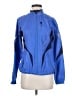 Brooks 100% Polyester Color Block Blue Track Jacket Size S - photo 1