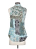 Van Heusen 100% Polyester Blue Sleeveless Blouse Size XS - photo 2