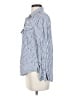 BeachLunchLounge Stripes Blue Long Sleeve Button-Down Shirt Size S - photo 5