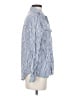 BeachLunchLounge Stripes Blue Long Sleeve Button-Down Shirt Size S - photo 4