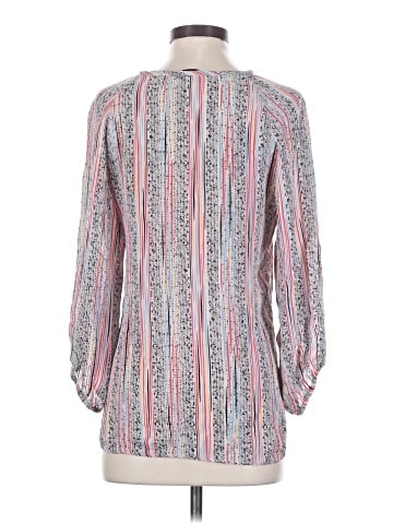 Tucker Long Sleeve Silk Top (view 2)