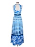 Cynthia Steffe 100% Polyester Print Blue Casual Dress Size 4 - photo 2
