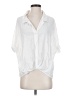 Gilli White Short Sleeve Blouse Size S - photo 1