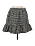 J.Crew 100% Wool Houndstooth Blue Wool Skirt Size 4 (petite) - photo 1