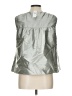 Mare Mare X Anthropologie Metallic Silver Sleeveless Blouse Size L - photo 2