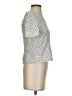 Rag & Bone 100% Viscose Polka Dots Silver Short Sleeve Top Size XS - photo 4