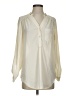 Fervour 100% Polyester Ivory Long Sleeve Blouse Size S - photo 1