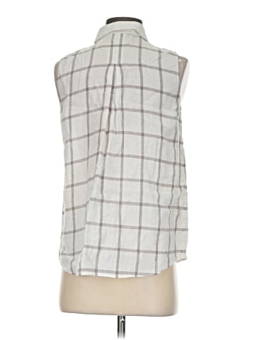 Lafayette 148 New York Sleeveless Button-Down Shirt (view 2)
