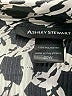 Ashley Stewart 100% Polyester Graphic Black Silver Long Sleeve Blouse Size 20 Plus - photo 7