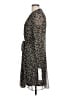 MSK 100% Polyester Animal Print Black Cocktail Dress Size 10 Petite - photo 5