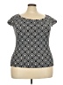 Retrolicious Black Short Sleeve Top Size 3X - photo 1