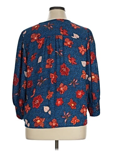 Philosophy Republic Clothing 3/4 Sleeve Blouse (view 2)
