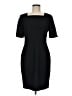 Ann Taylor Solid Black Cocktail Dress Size 6 Petite - photo 1